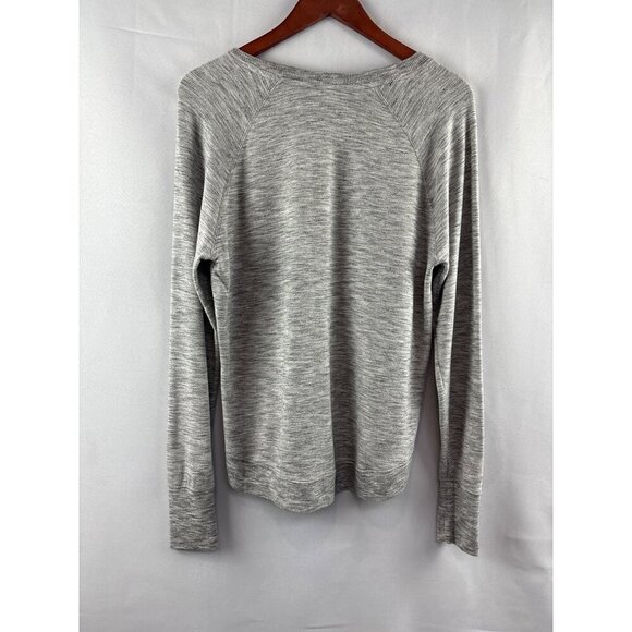 Athleta Grey Long Sleeve Crew Neck Sweatshirt S - Picture 5 of 5